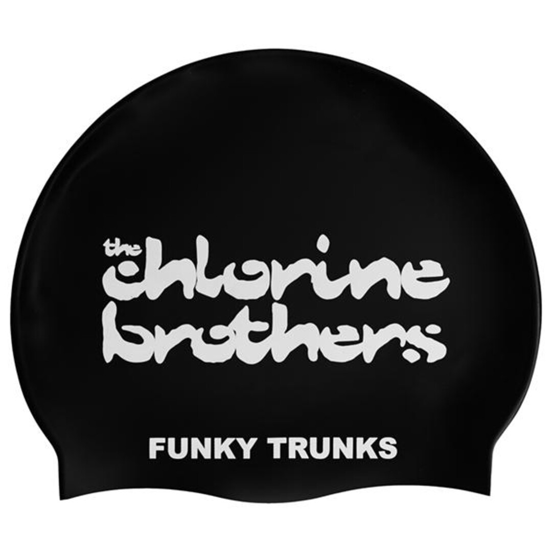 Funky Trunks Silicone Swimming Cap The Chlorine Brothers Swim