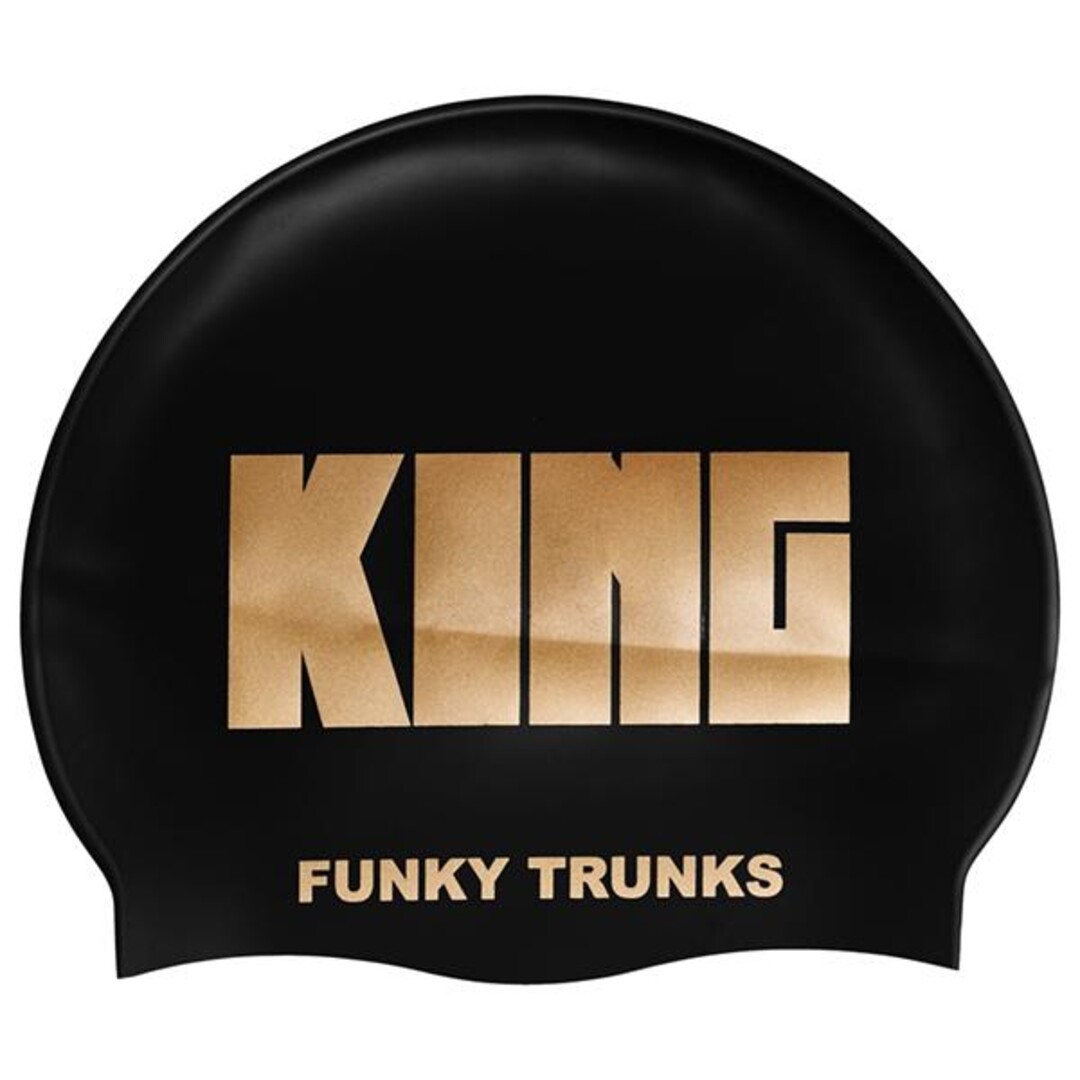 Funky Trunks Silicone Swimming Cap Crown Jewels Swim Training Gear