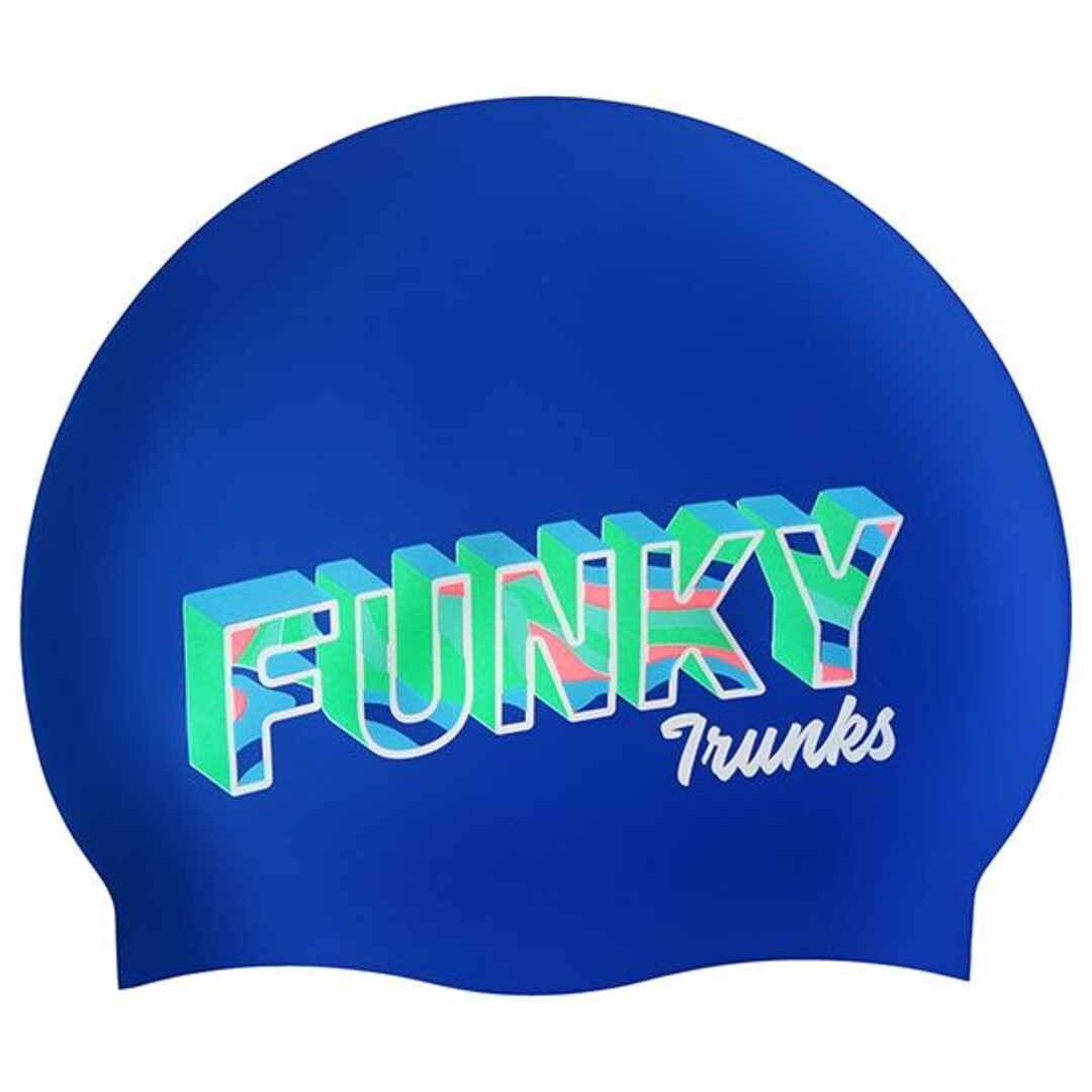 Beach Bum  Silicone Swimming Cap