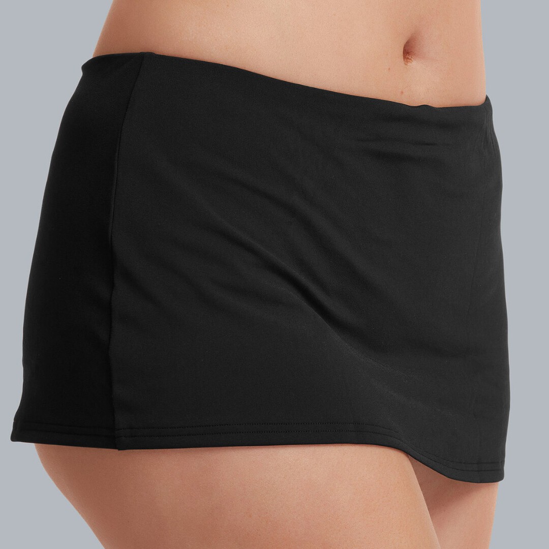 Funkita Form Water Skirt Swim Brief Still Black Ladies Swimwear