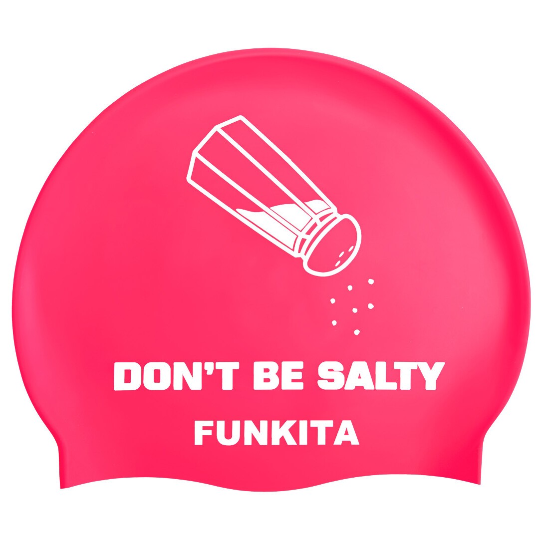 Funkita Silicone Swimming Cap Don't Be Salty Swim Training Gear