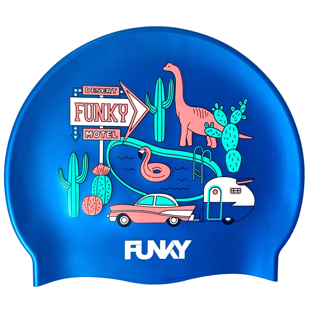 Funky swimming hats best sale