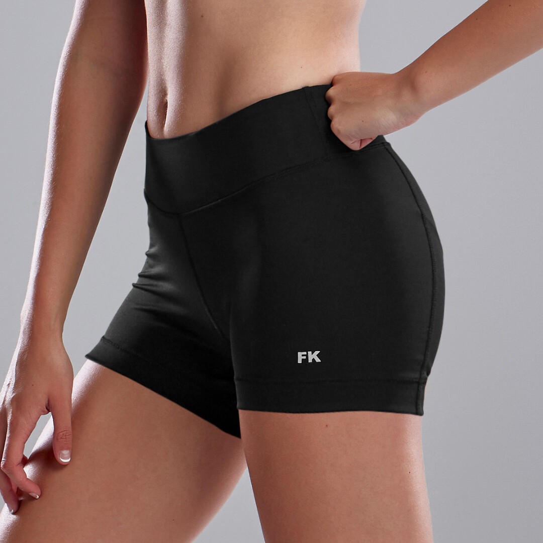 Funkita Fit Gym Short Black Ladies Activewear