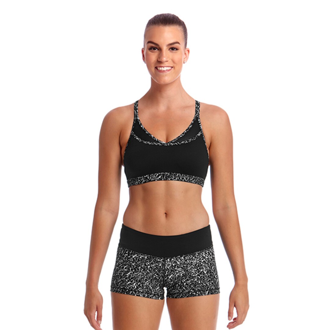 Swept Away Ladies Strap In Sports Top