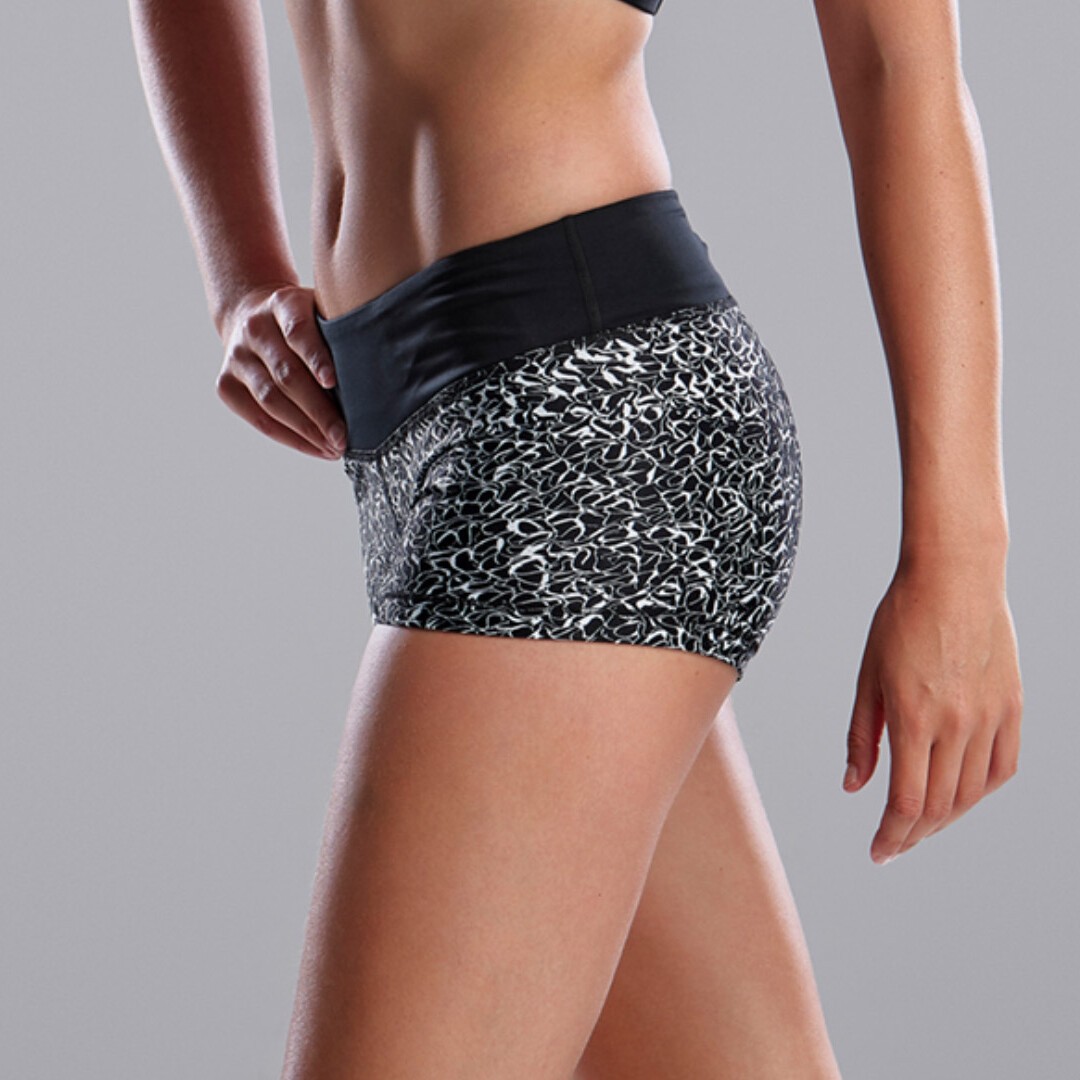 Funkita Fit Mimi Mini Gym Short Swept Away Ladies Activewear