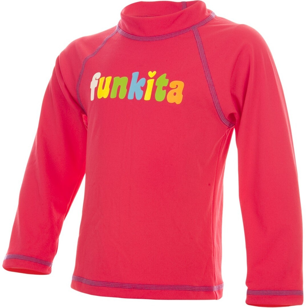 Still Pink Toddler Girl's Long Sleeved Rash Vest