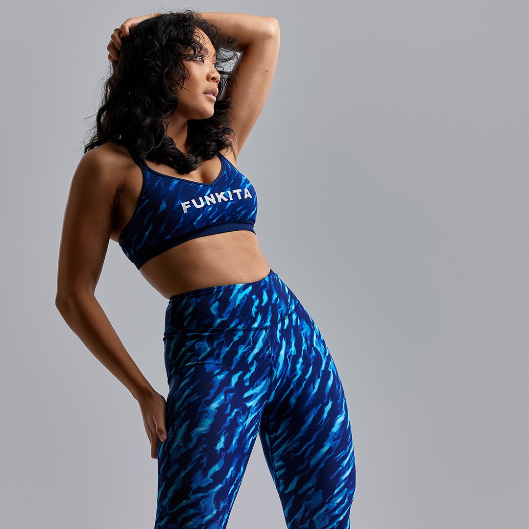 Blue Mist Ladies Bondage Crop Top