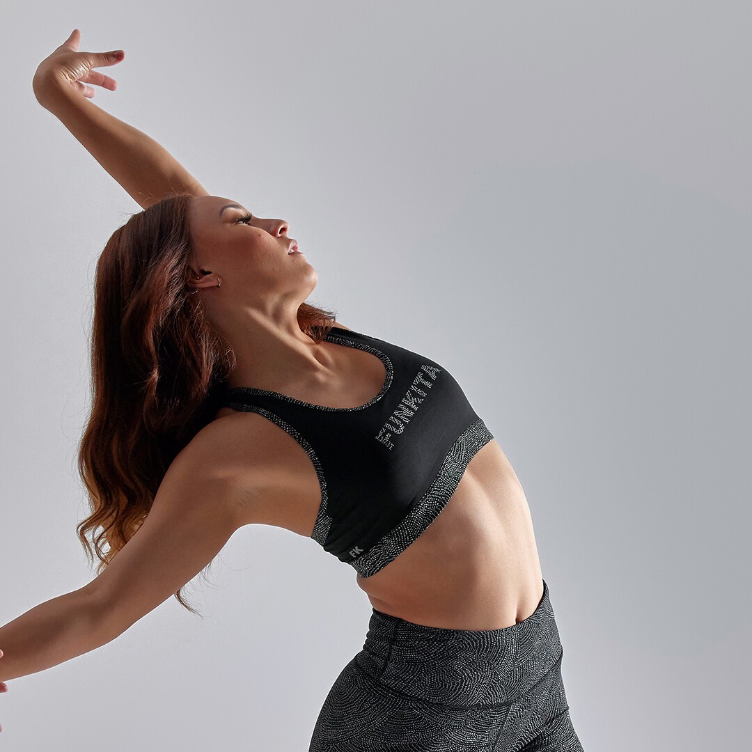 In Grained Ladies Funkita X Fit Crop Top