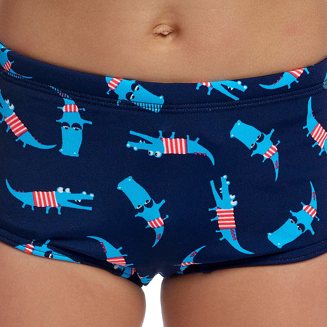 Croc Top Toddler Boy's Printed Trunks