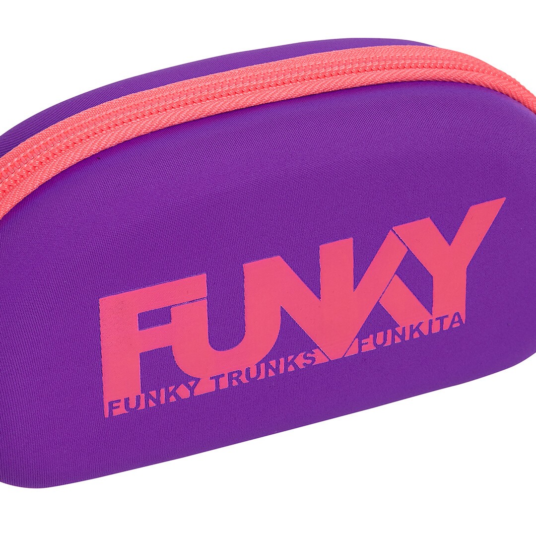 Funky Case Closed Goggle Case Purple Punch Swim Equipment