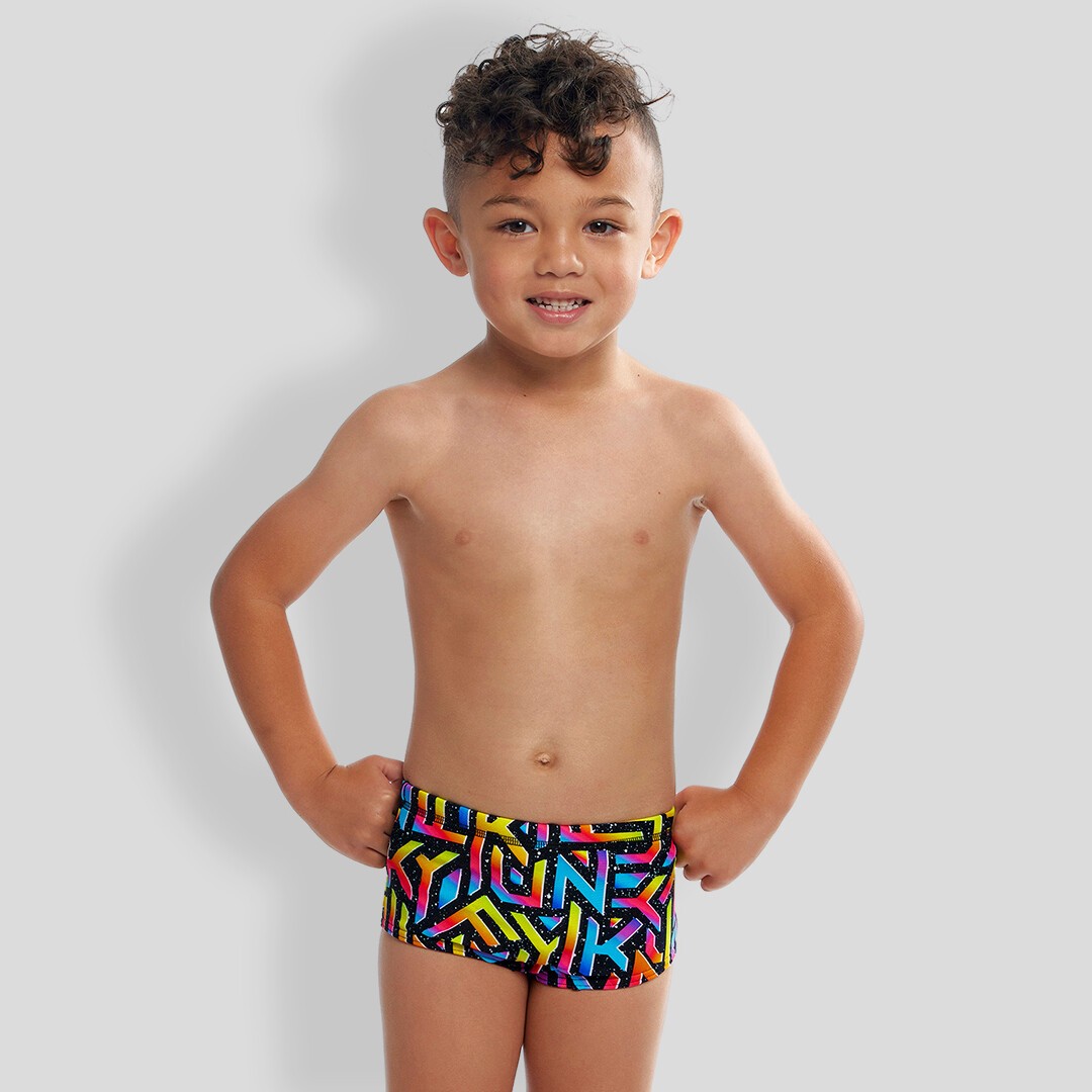 Funky Trunks Printed Swim Trunks Brand Galaxy Toddler Boys Swimwear