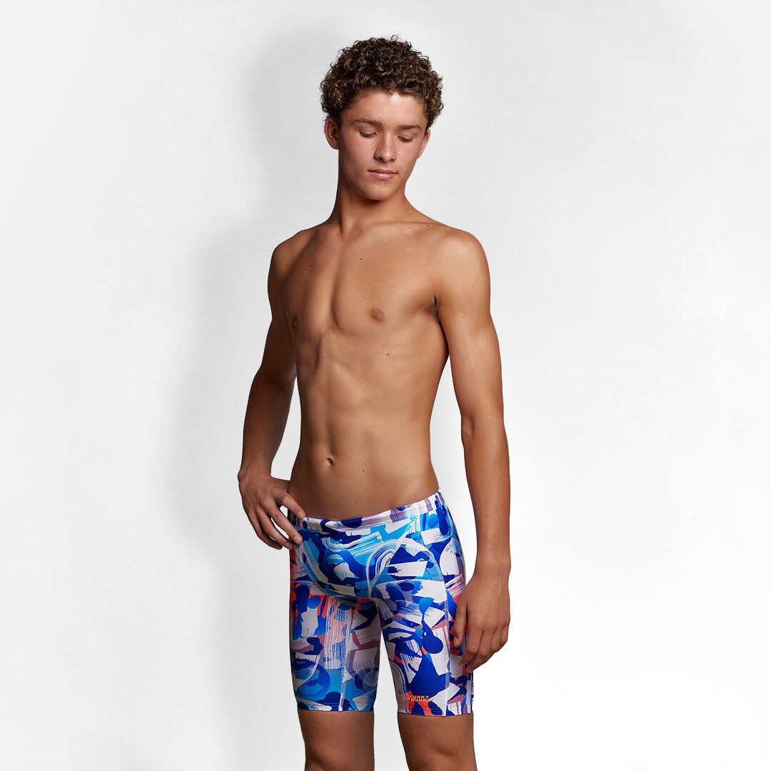 Funky Trunks Training Swim Jammers Different Strokes Boys Swimwear