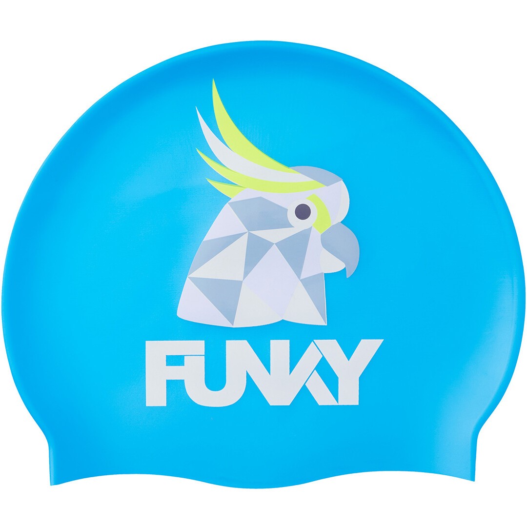 Funky shop swimming hats