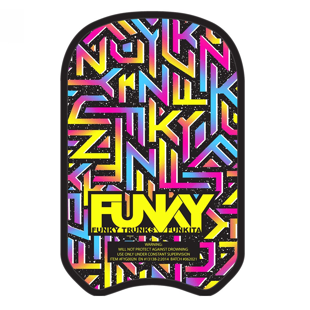 Funky Training Kickboard Brand Galaxy Swim Training Gear