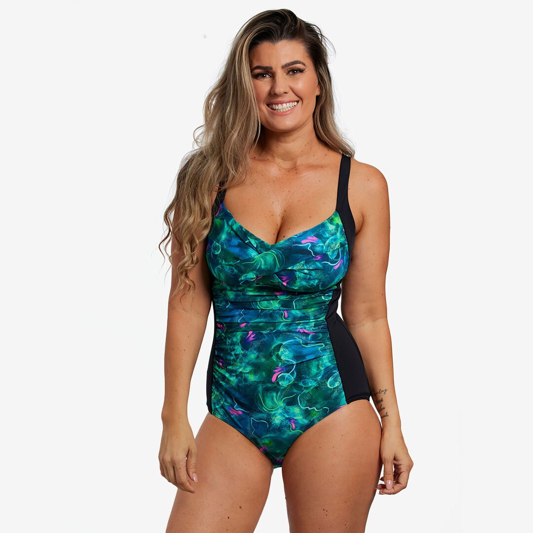 Polar Lights Ladies Ruched One Piece