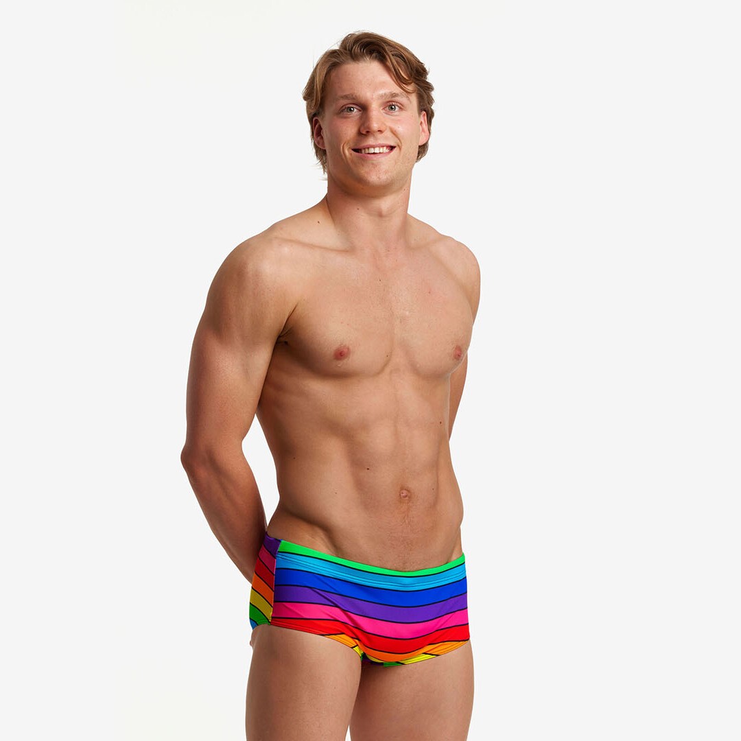 Mens rainbow cheap swim briefs