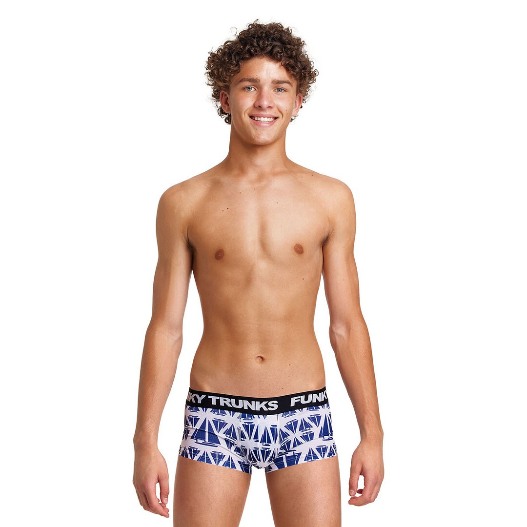 Funky Trunks Underwear Cotton Trunks In The Navy Boys Underwear