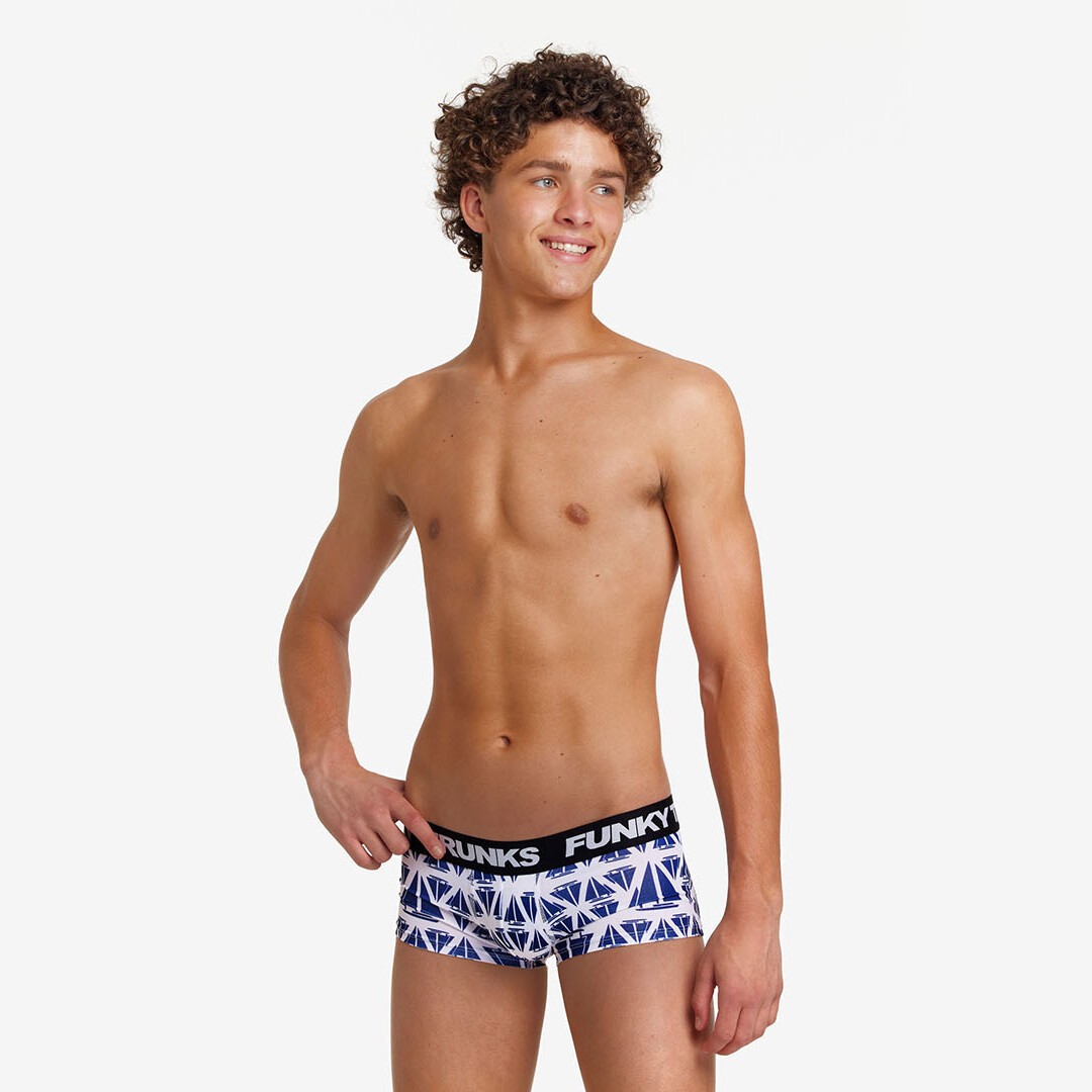 Funky Trunks Underwear Cotton Trunks In The Navy Boys Underwear