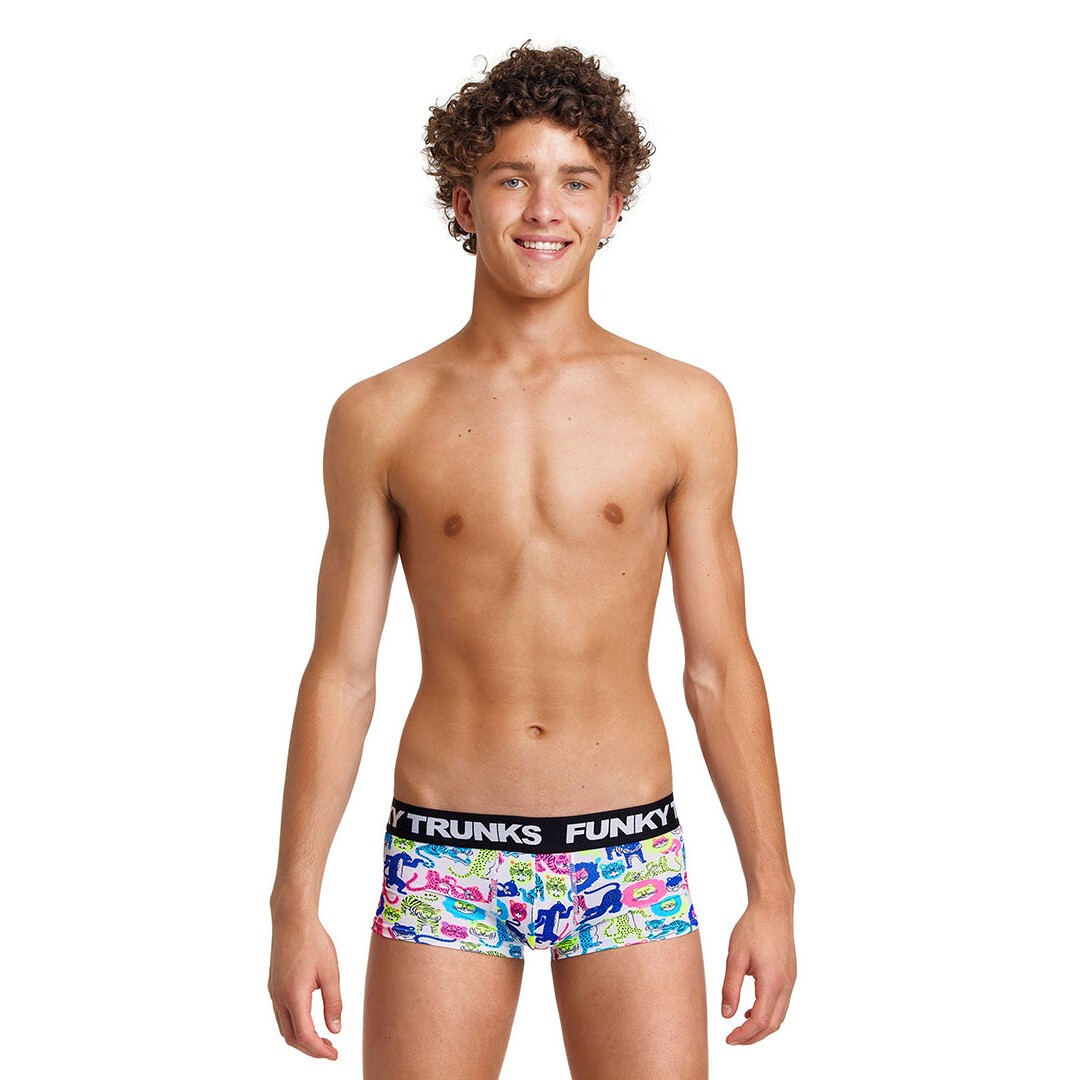 boy pantie Funky Trunks Underwear Cotton Trunks Kitty Cat | Boys Underwear