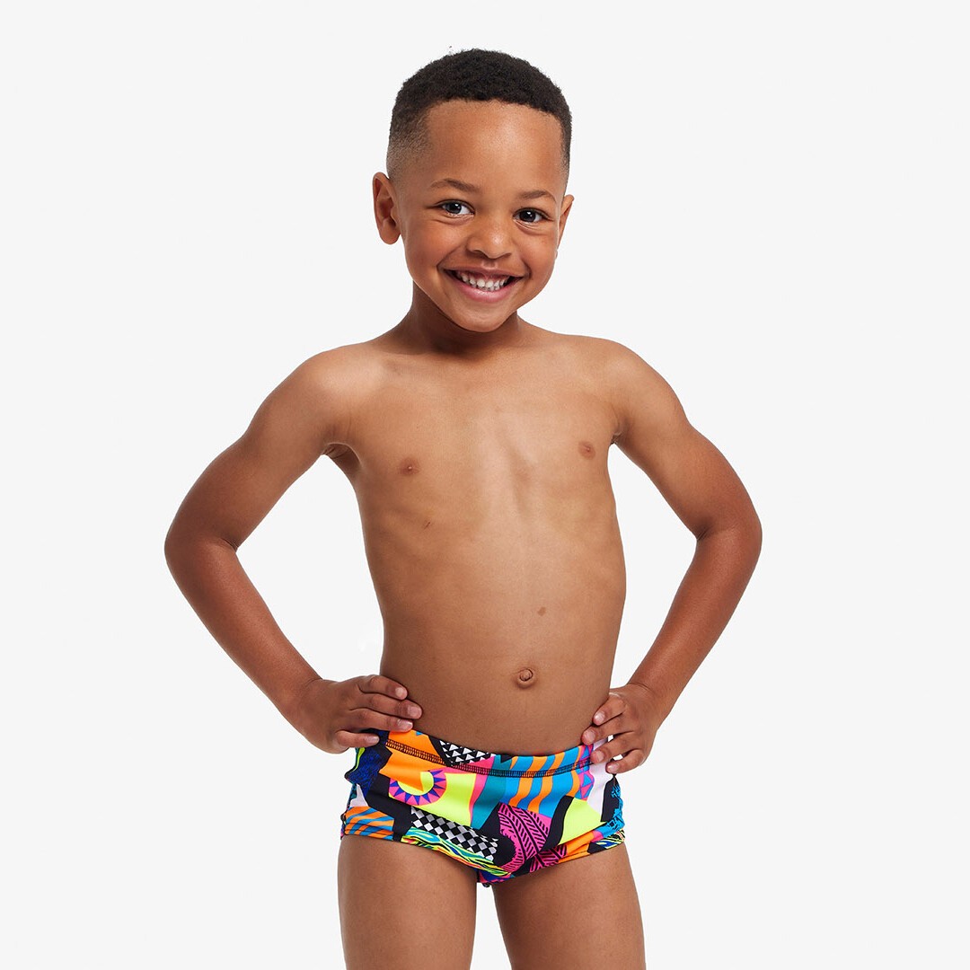 Boys black outlet swimming trunks