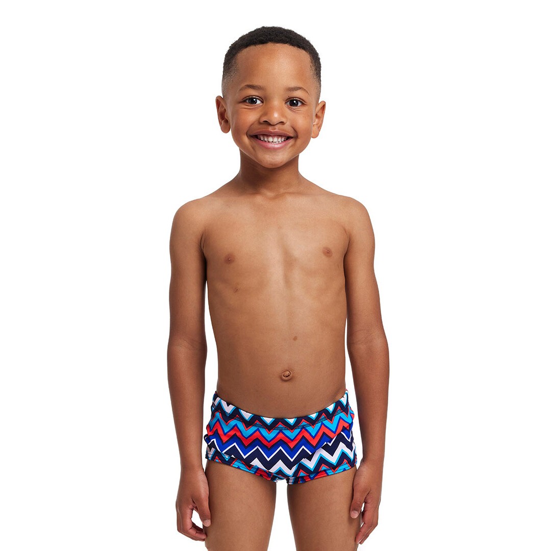 Funky Trunks Printed Swim Trunks Nautical Mile Toddler Boys Swimwear