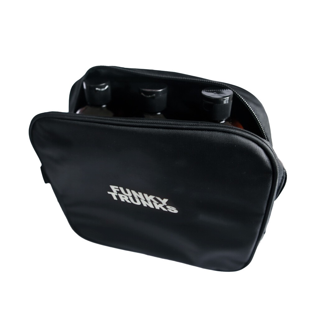 Black  Hunked Up Wash Bag