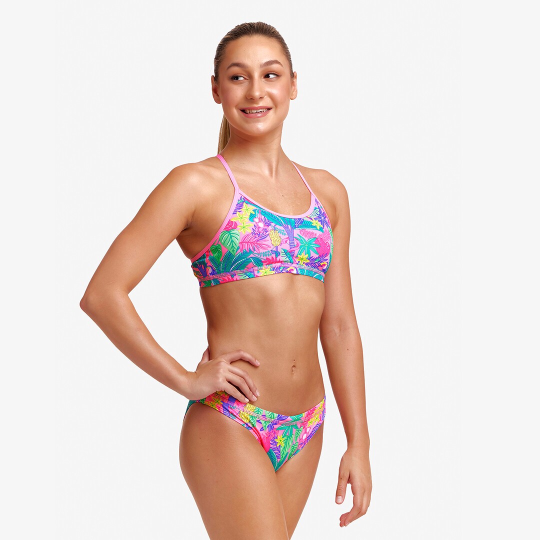 Jungle Party Girl's Racerback Two Piece