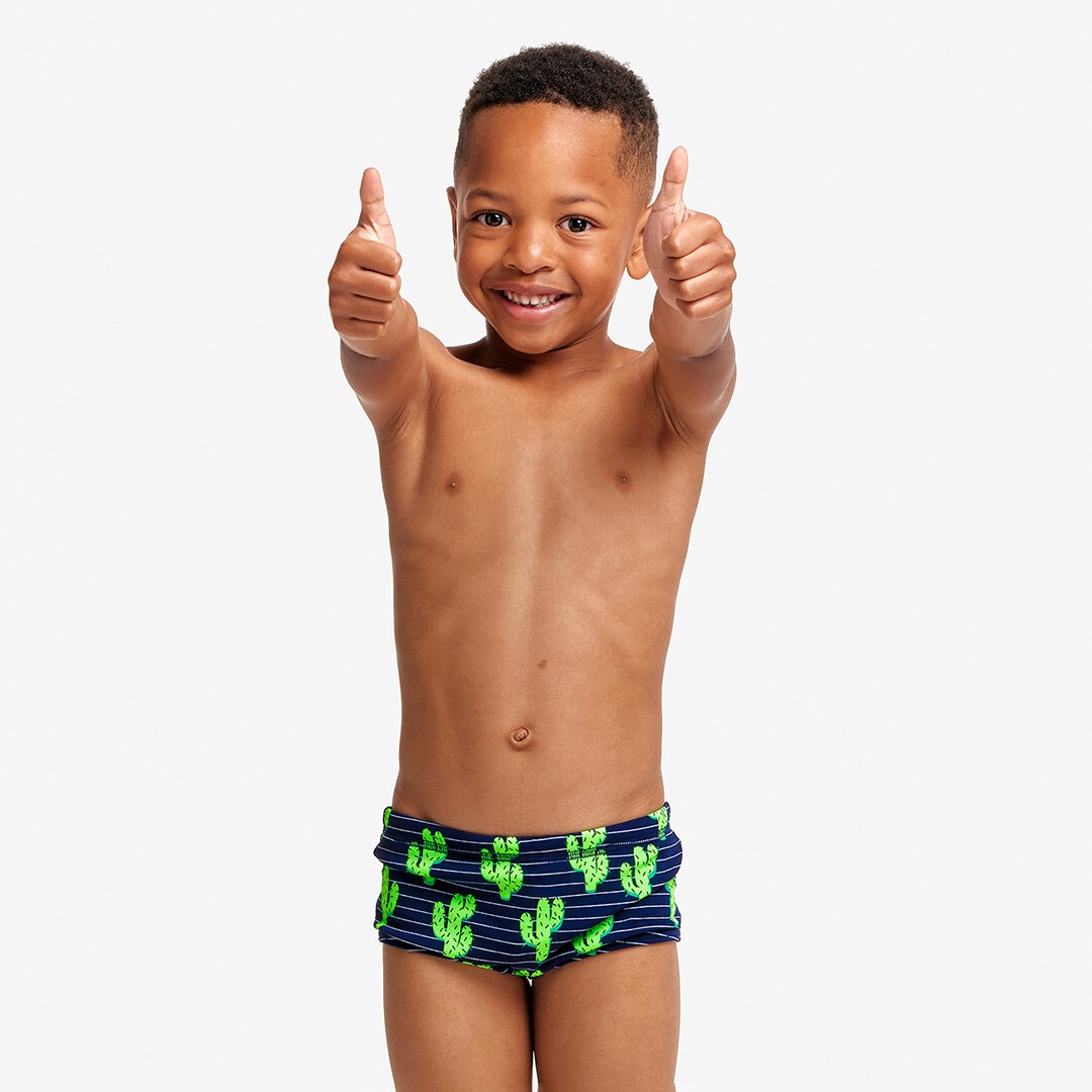 Funky Trunks Printed Swim Trunks Prickly Pete Toddler Boys Swimwear