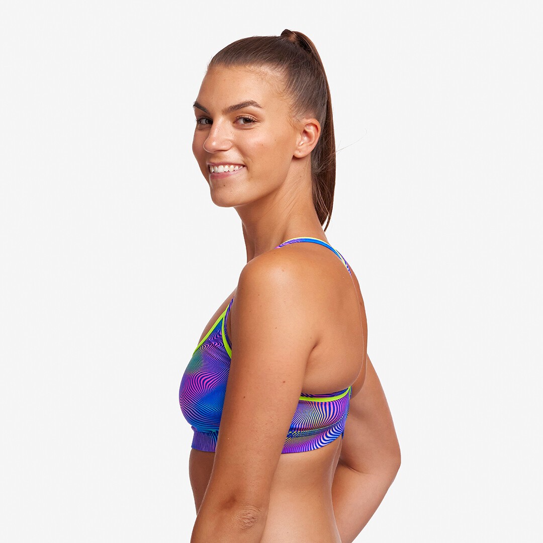 Sports best sale swim top