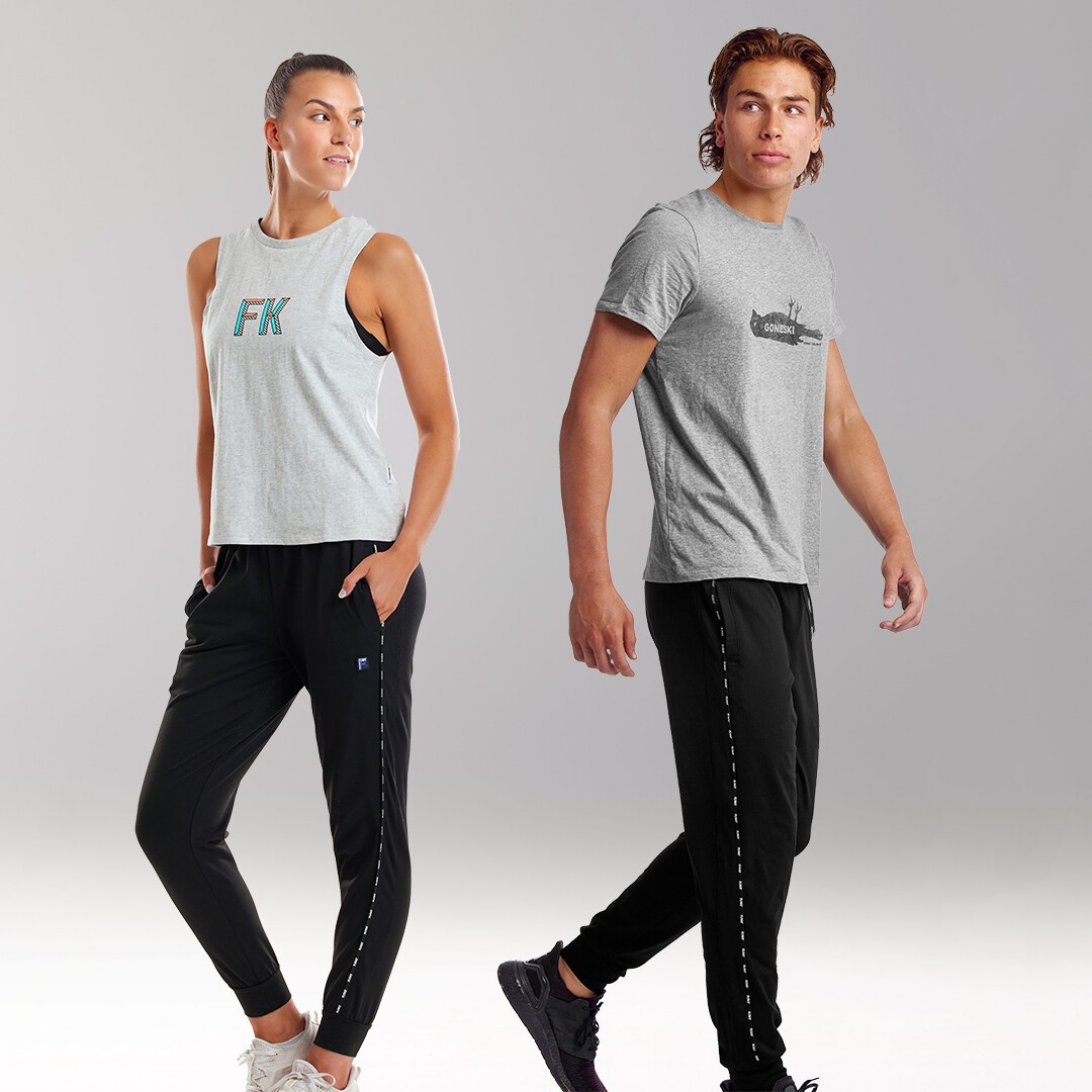 Funky Jogger Jo Pants Black Attack Unisex Activewear