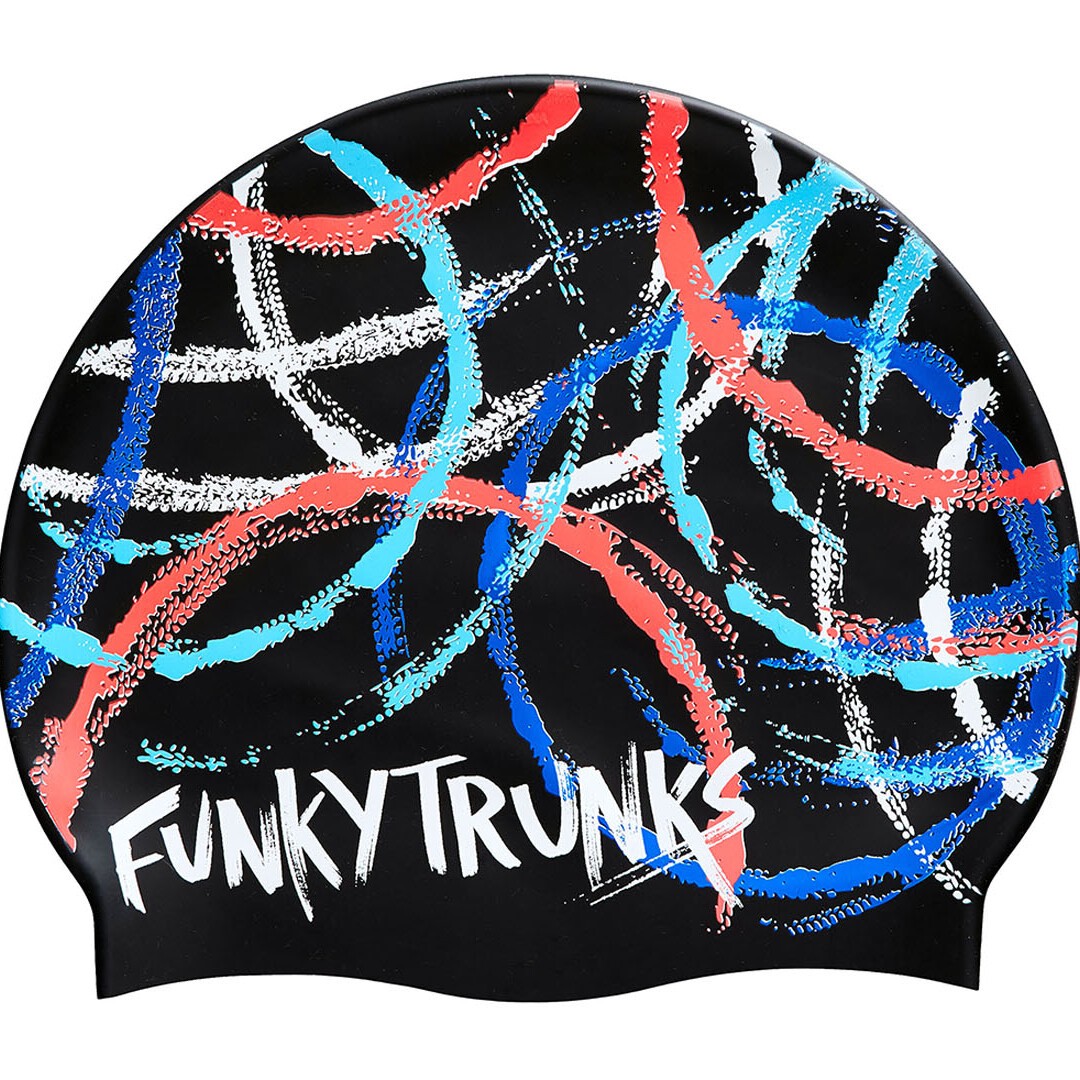 Funky swim sale caps