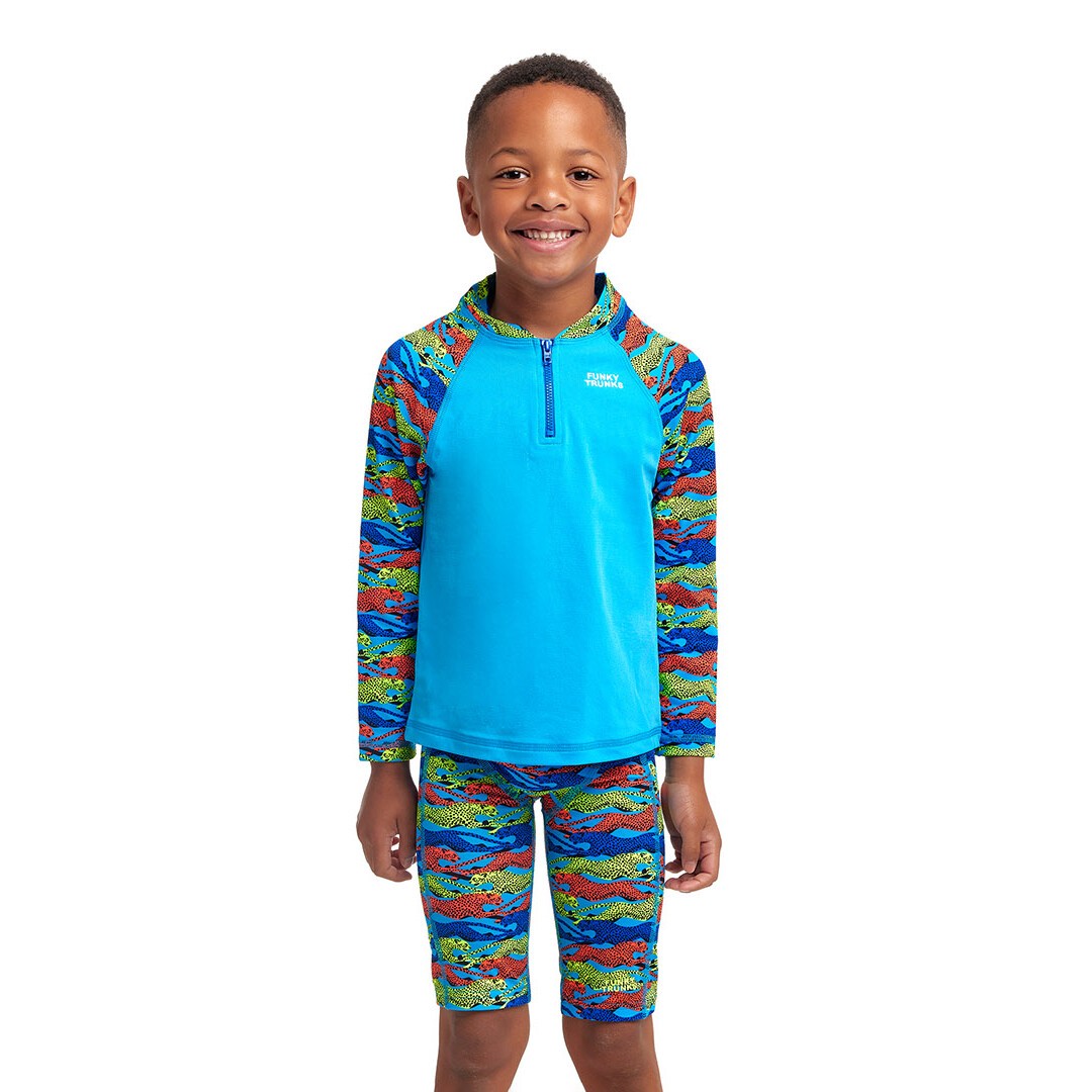 No Cheating Toddler Boy's Zippy Rash Vest