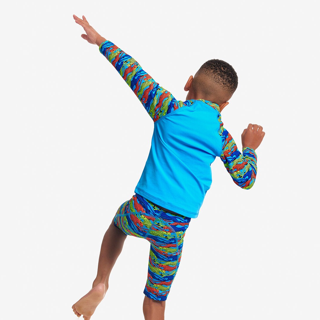 No Cheating Toddler Boy's Zippy Rash Vest