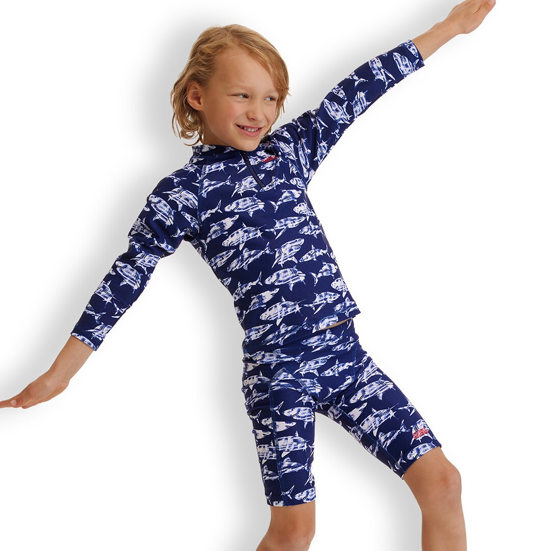 Funky Trunks Zippy Sun Protection Rash Vest Rompa Chompa Toddler Boys Swimwear