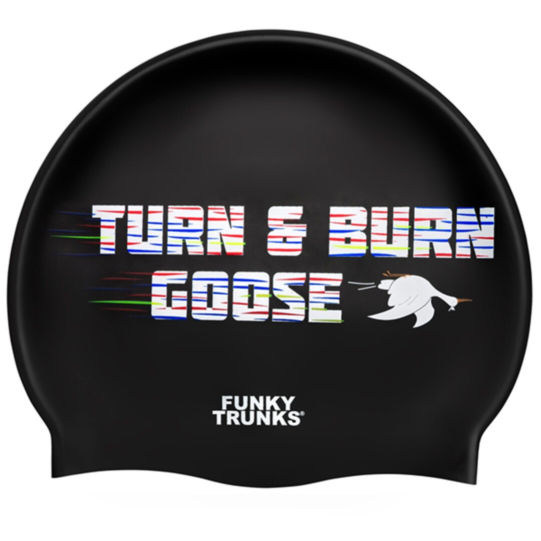 Burn Goose  Silicone Swimming Cap