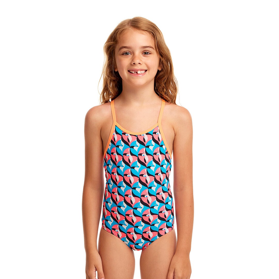 Run Fox Run Toddler Girl's Printed One Piece