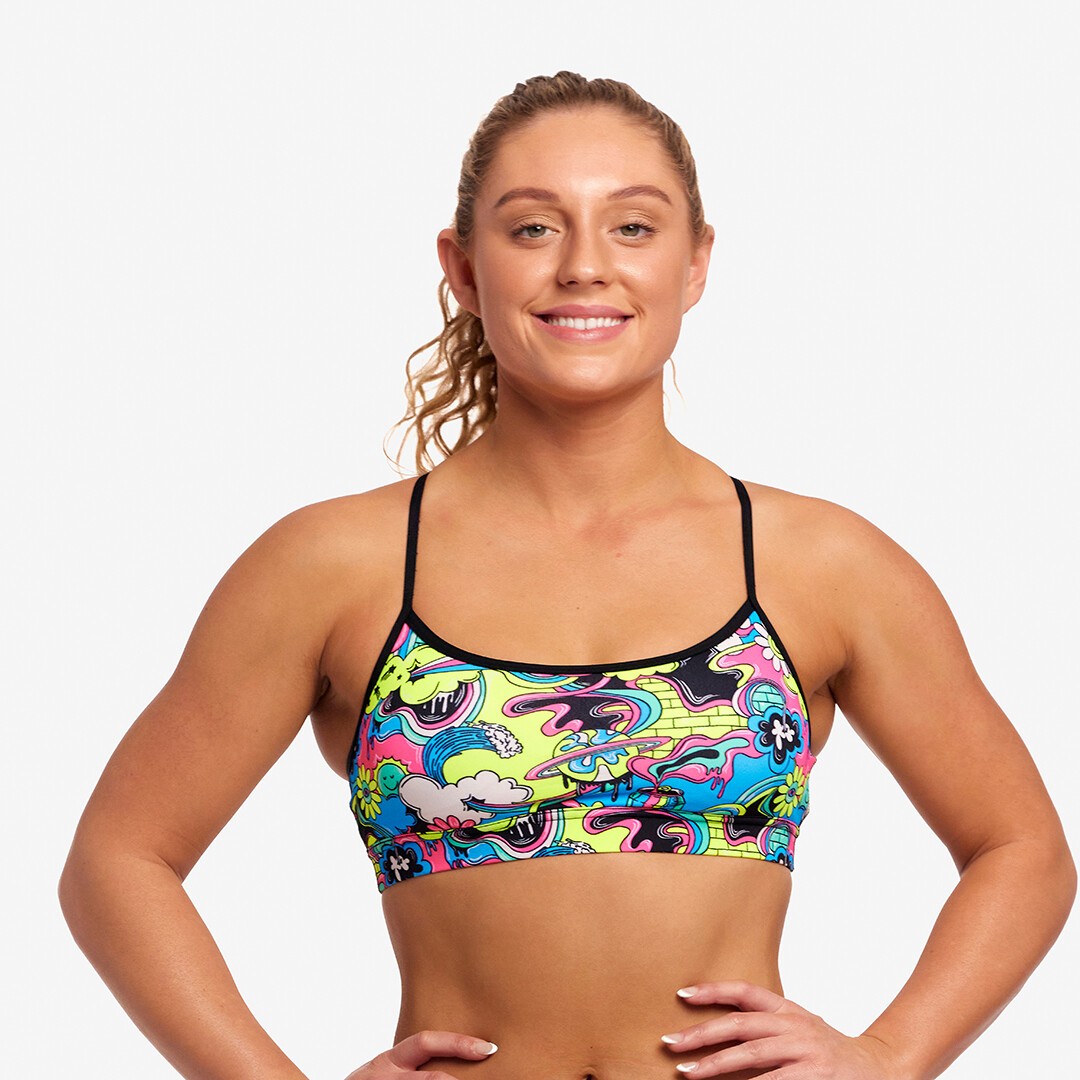Smash Mouth Ladies Swim Crop Top