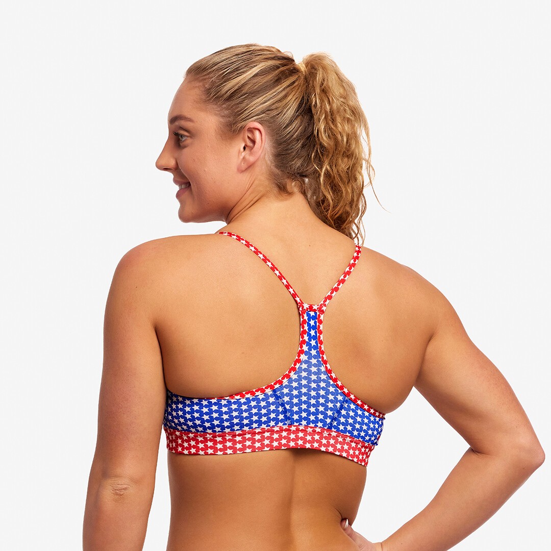 Starlight Ladies Swim Crop Top