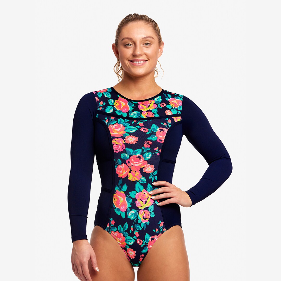 Ladies swimwear full cover sales