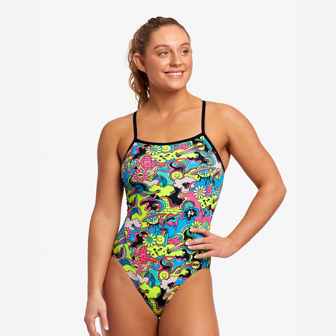 Smash Mouth Ladies Single Strap One Piece