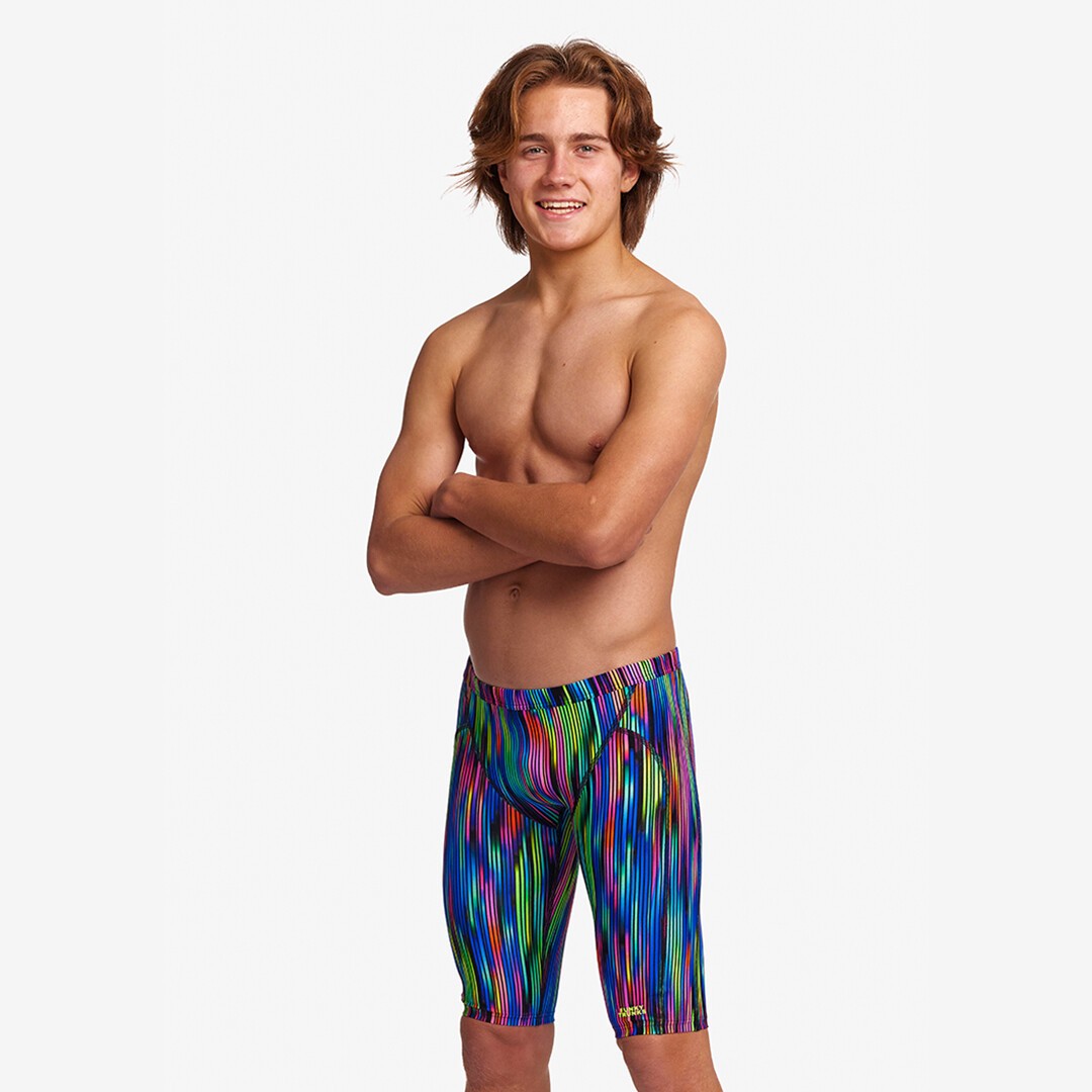 Funky Trunks Training Swim Jammers Rain Down | Boys Swimwear