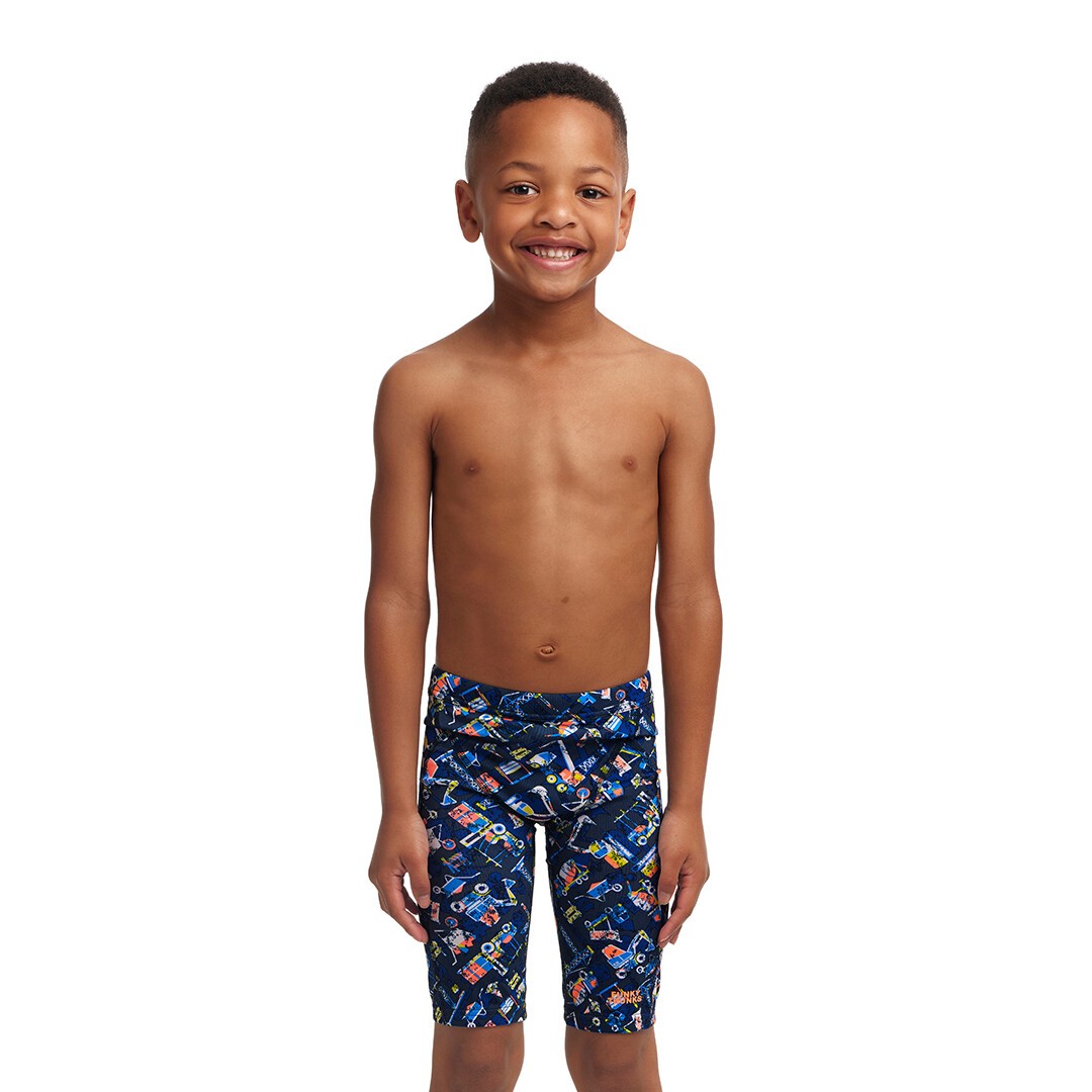 Funky Trunks Miniman Swim Jammers Can We Build It Toddler Boys Swimwear