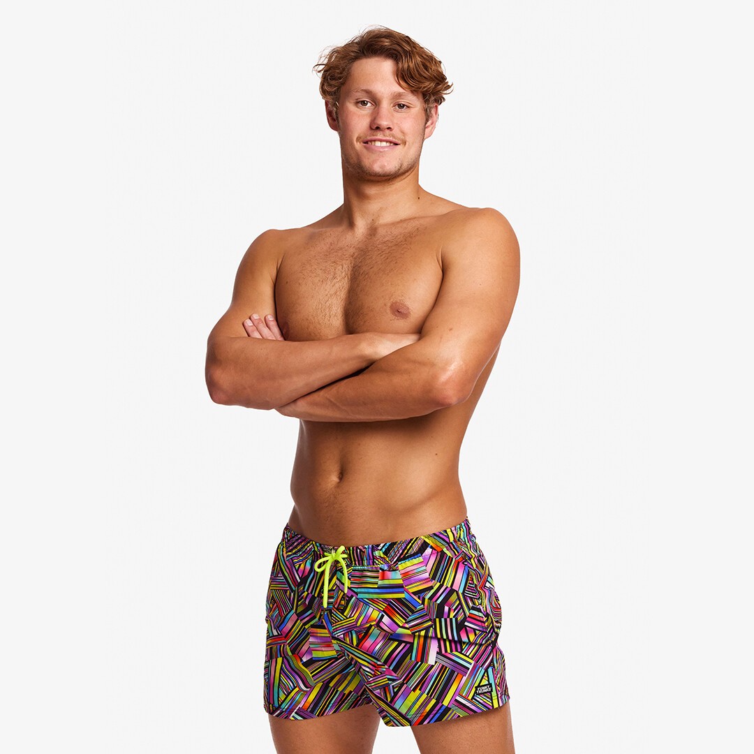 Strip Straps Men's Shorty Shorts Short