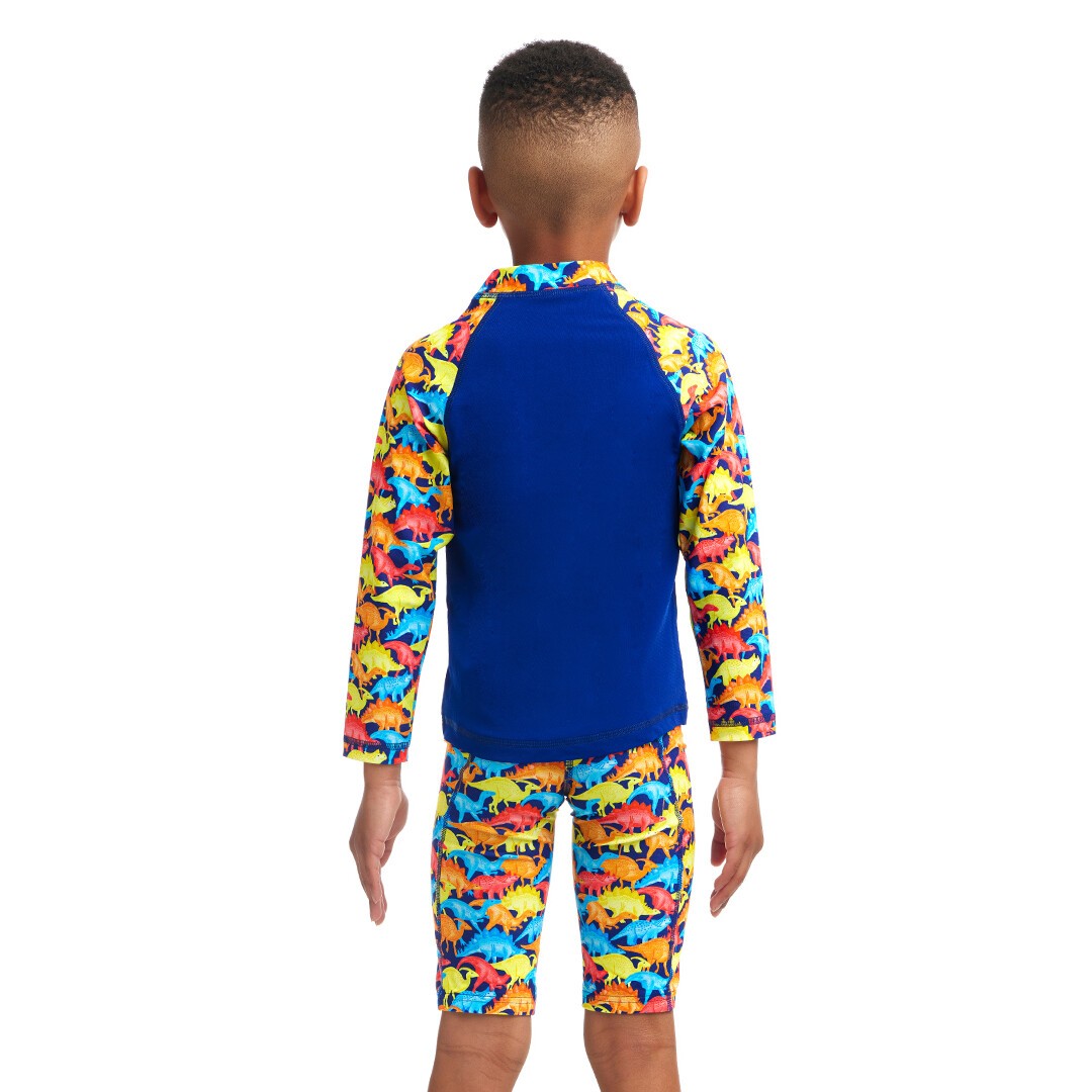 Swimmasaurus Toddler Boy's Zippy Rash Vest