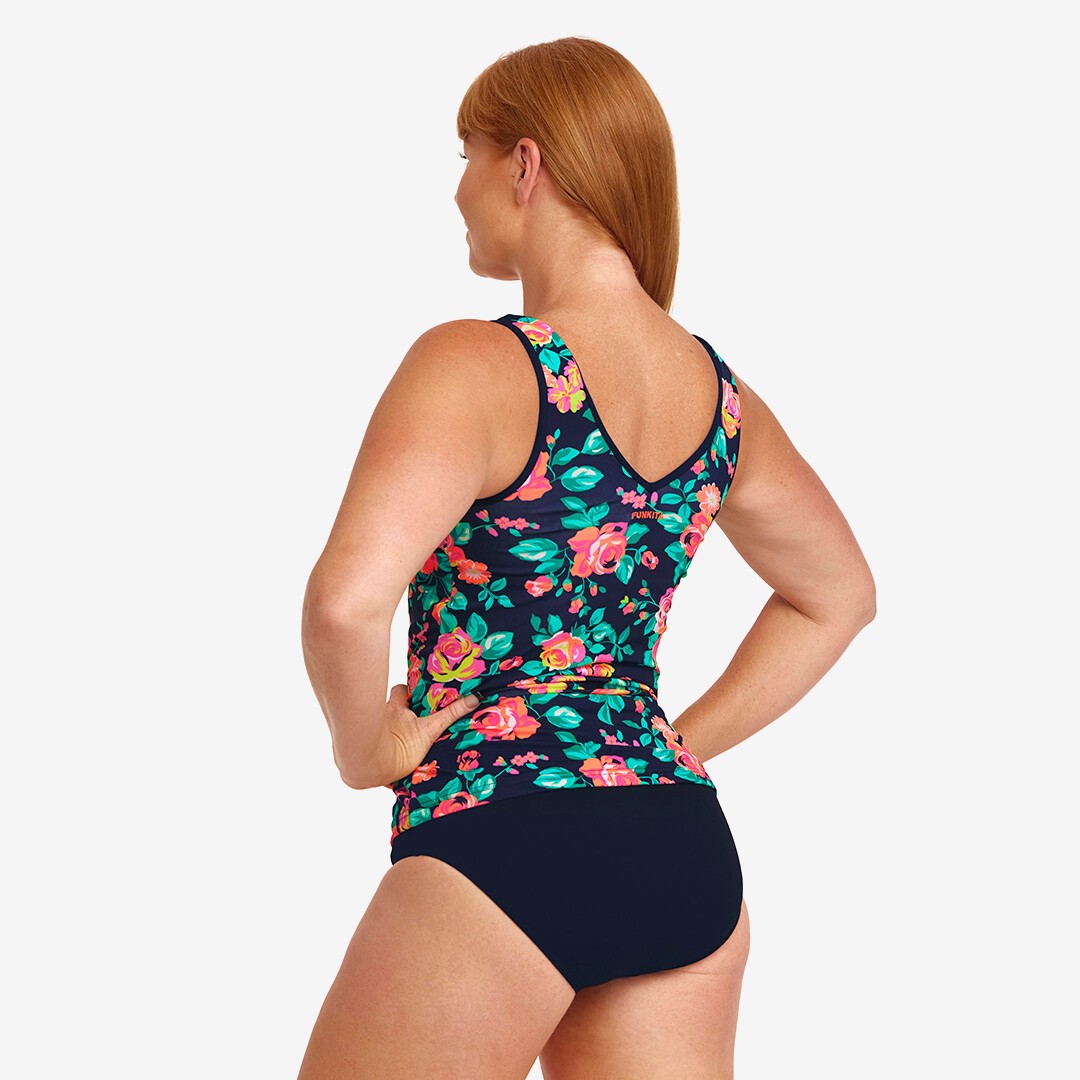 Zip sales tankini top