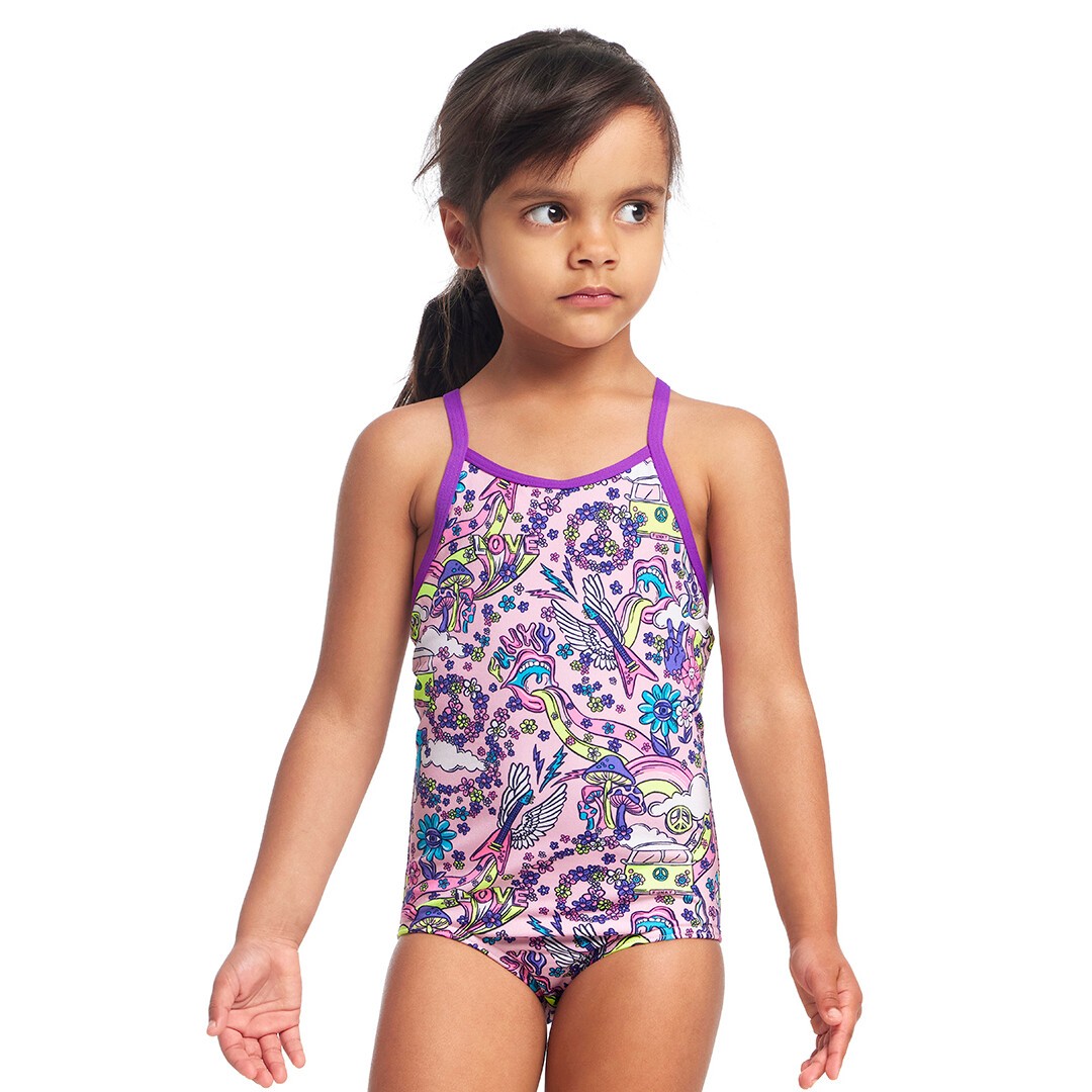 Donkey Doll Toddler Girl's Printed One Piece