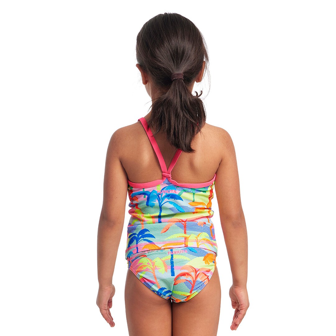 Poka Palm Toddler Girl's Swim Steady Tankini & Brief