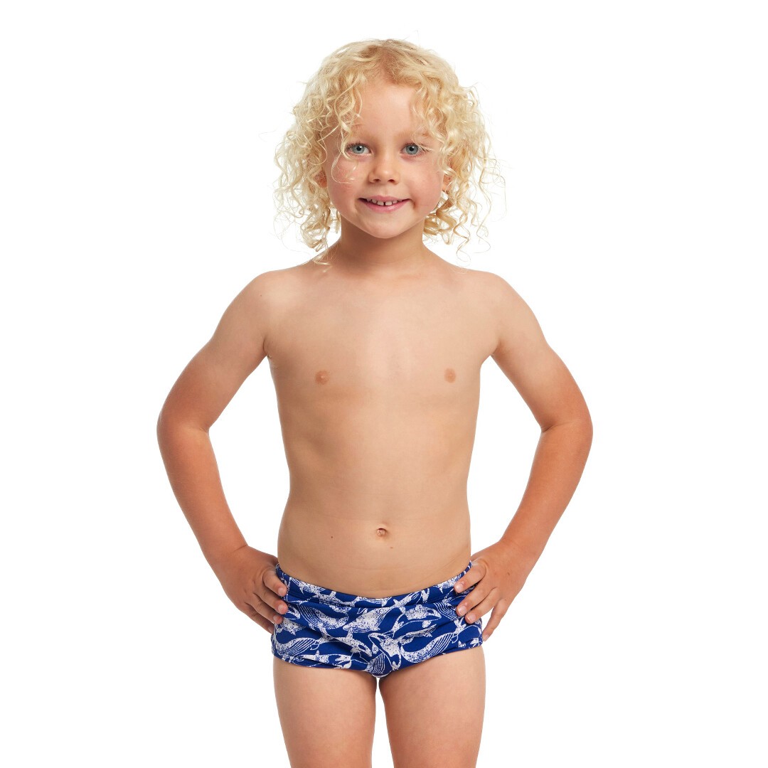 Beached Bro Toddler Boy's Printed Trunks