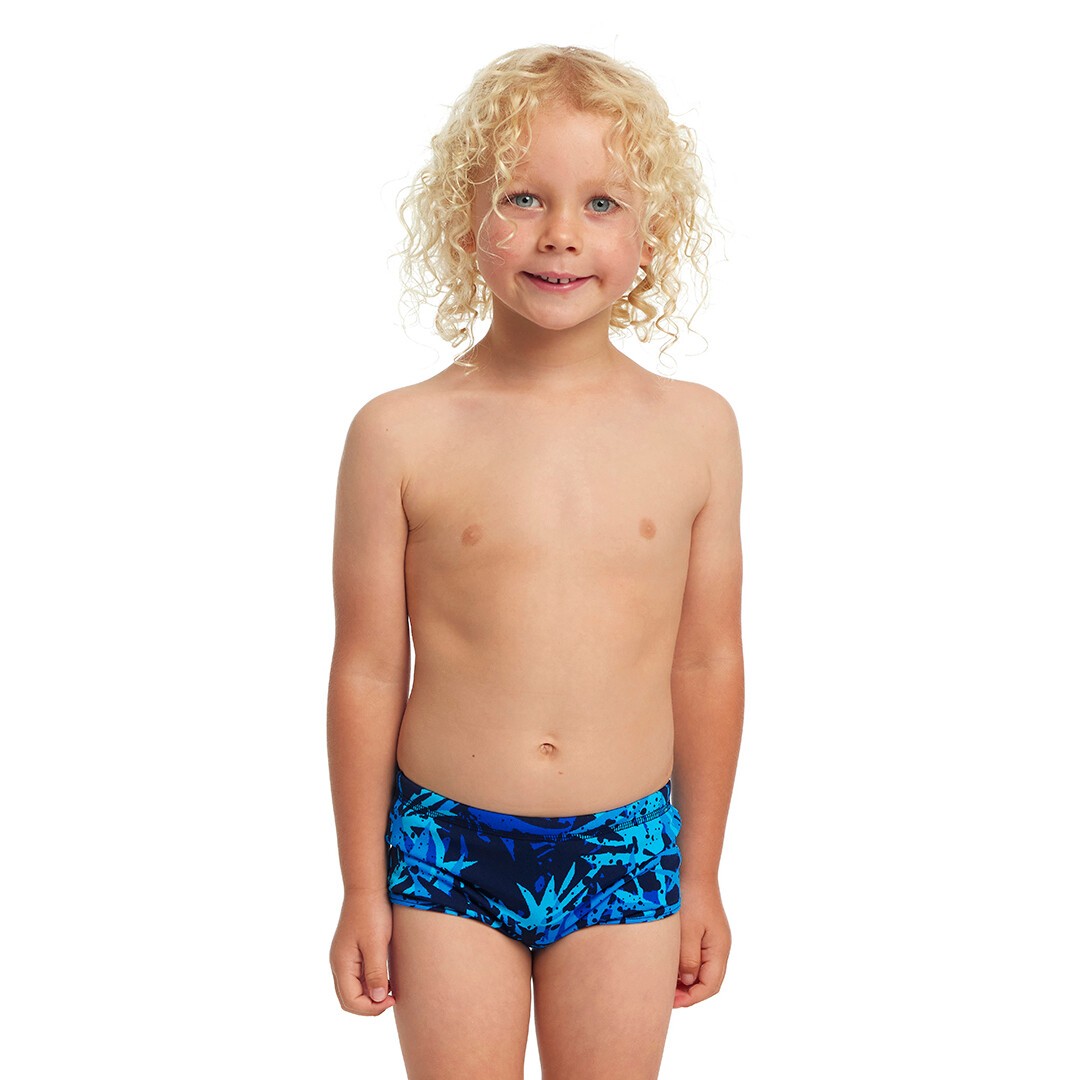 Funky Trunks Printed Swim Trunks Seal Team Toddler Boys Swimwear