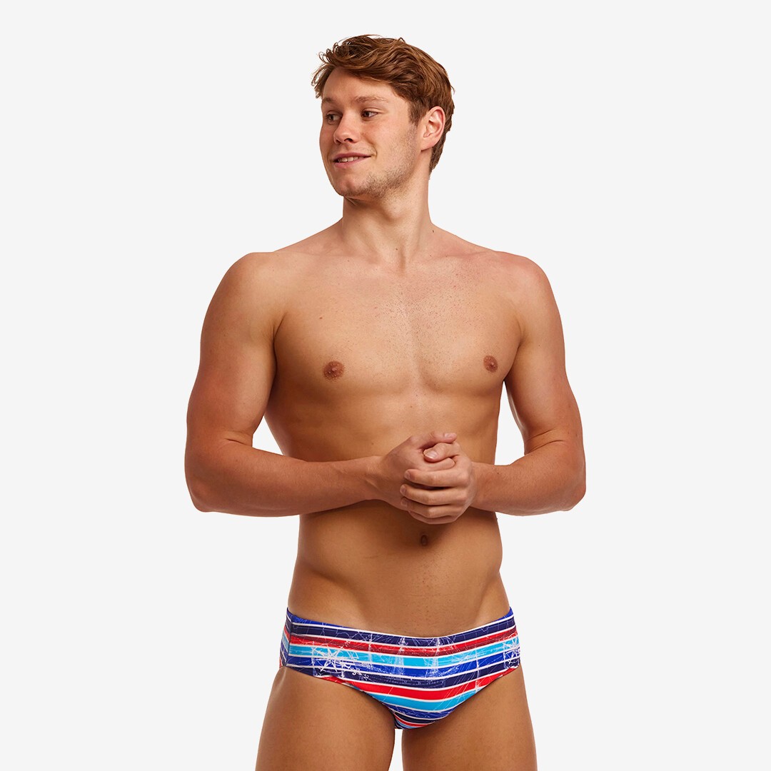 Funky Trunks Classic Swim Briefs Posh Spice Mens Swimwear